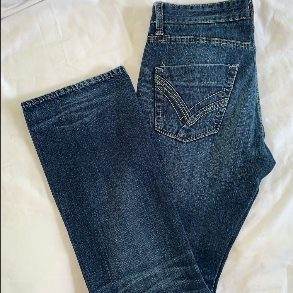 Buckle Black Sz 29 Regular Fit No.3 Style BBLA 328 Straight Leg  Dark Wash 29/30